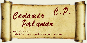 Čedomir Palamar vizit kartica